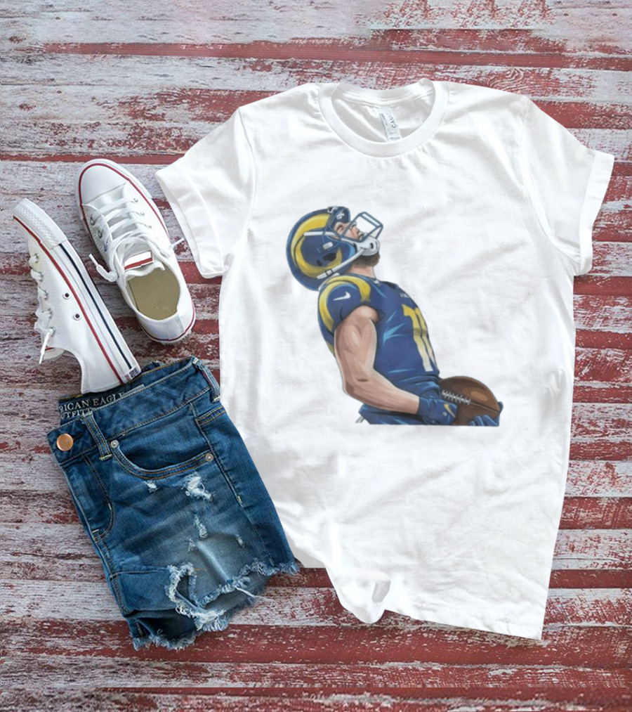 Cooper Kupp Los Angeles Rams No 10 Football Player Celebration T-Shirt