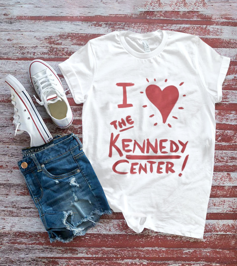 I Love The Kennedy Center Bold Red Heart T-Shirt