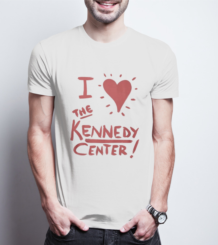 I Love The Kennedy Center Bold Red Heart T-Shirt