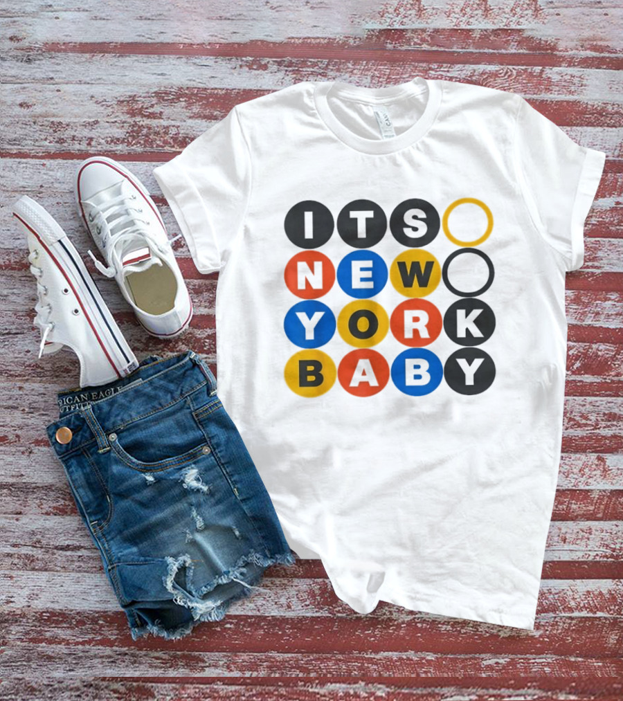 New York Baby Subway NYC Big Apple T-Shirt