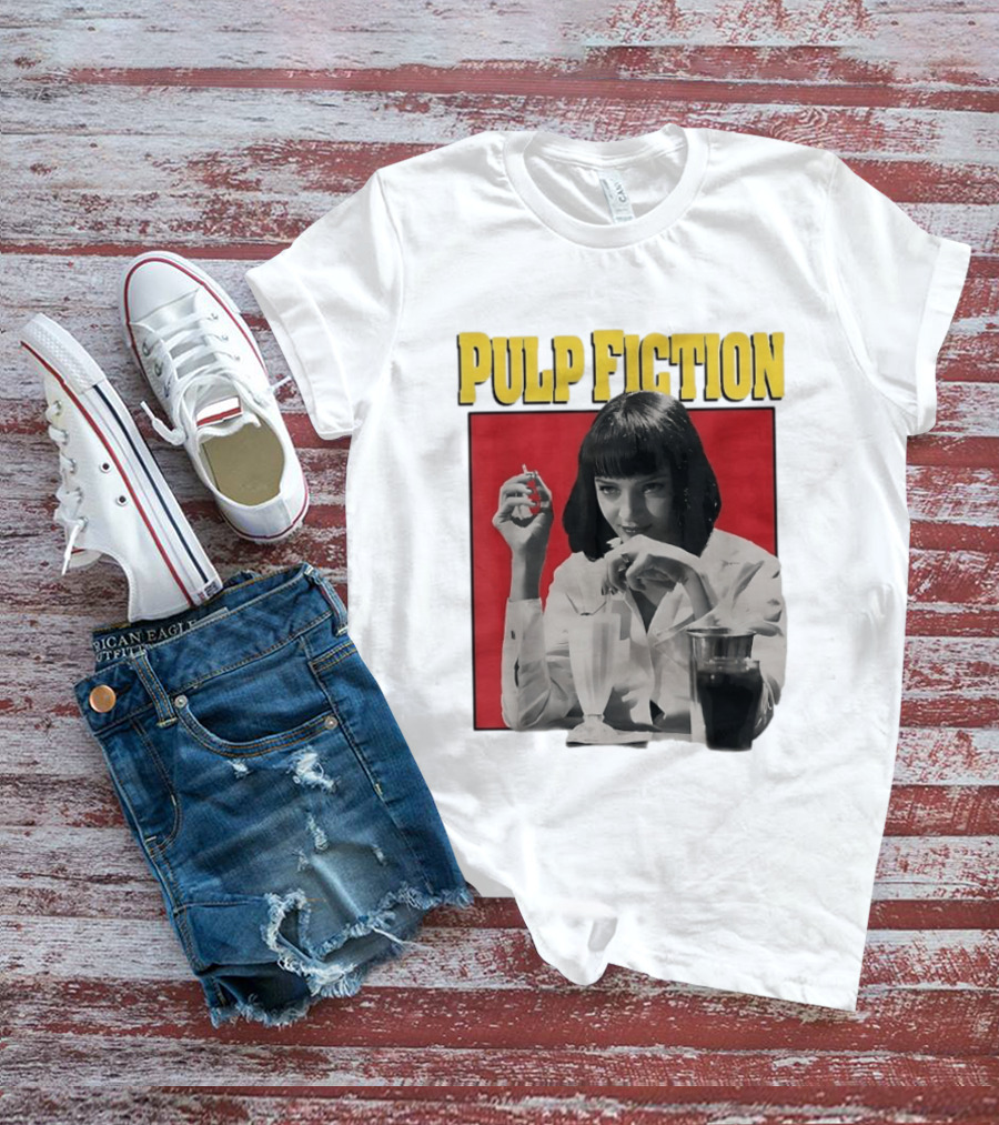 Pulp Fiction Mia Wallace Uma Thurman Quentin Tarantino T-Shirt