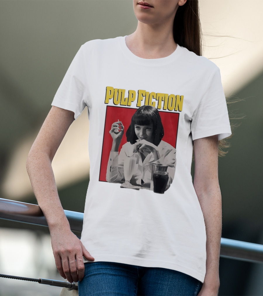 Pulp Fiction Mia Wallace Uma Thurman Quentin Tarantino T-Shirt