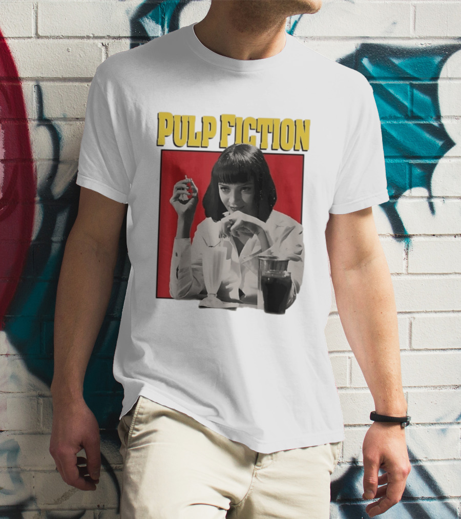 Pulp Fiction Mia Wallace Uma Thurman Quentin Tarantino T-Shirt