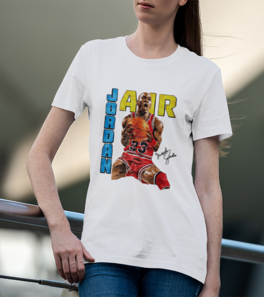 Jordan Air 23 Basketball Player Holding Ball T-Shirt
