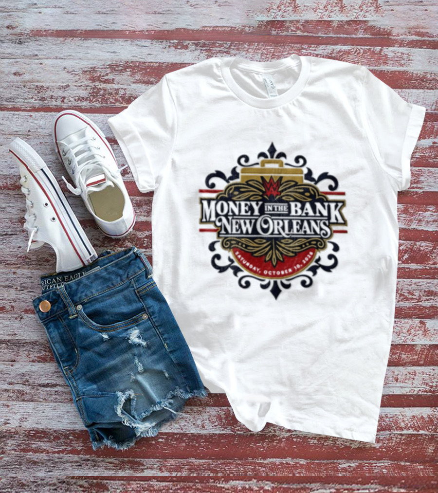 Money In The Bank New Orleans WWE Event October 10 2026 T-Shirt
