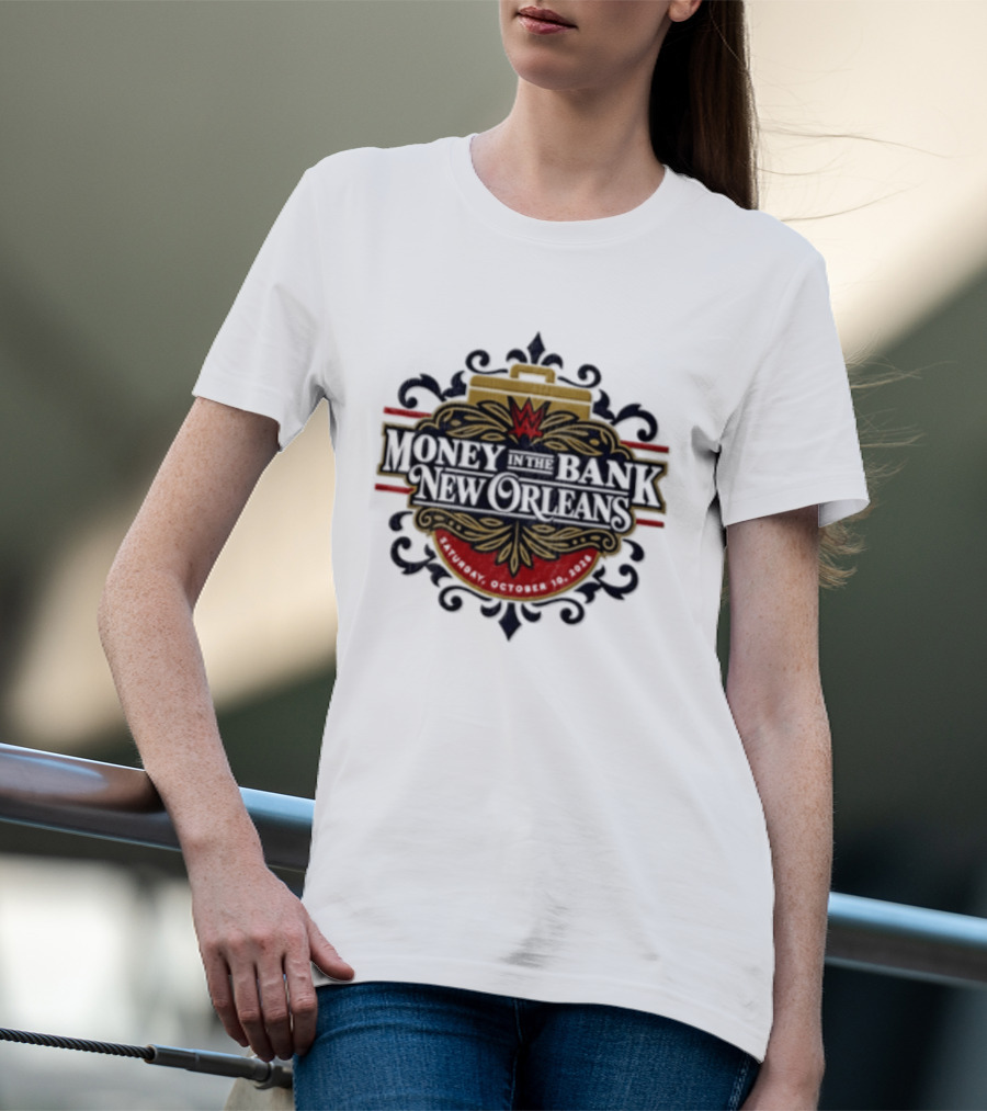 Money In The Bank New Orleans WWE Event October 10 2026 T-Shirt