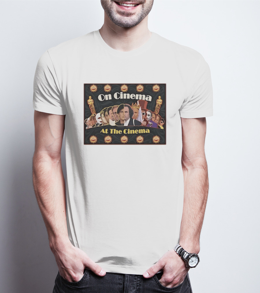 On Cinema At The Cinema Tim Heidecker Gregg Turkington Oscar Iconic Film Characters T-Shirt