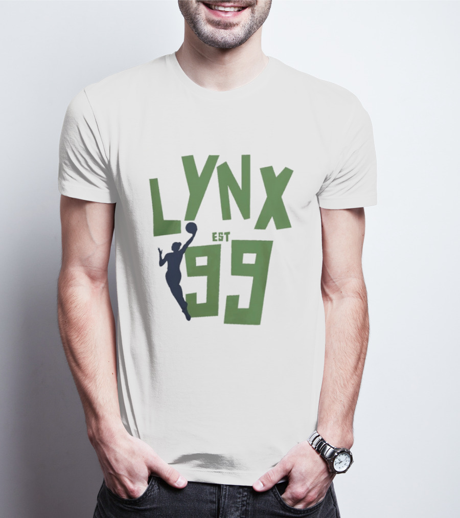 Playa Society Minnesota Lynx Est 99 Basketball Jumper T-Shirt