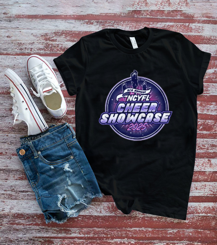 5th Annual NCYFL Cheer Showcase 2025 Event T-Shirt
