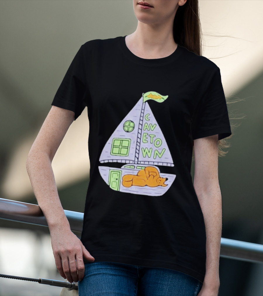 Cavetown Running With Scissors 2026 USA Tour Sail Boat T-Shirt