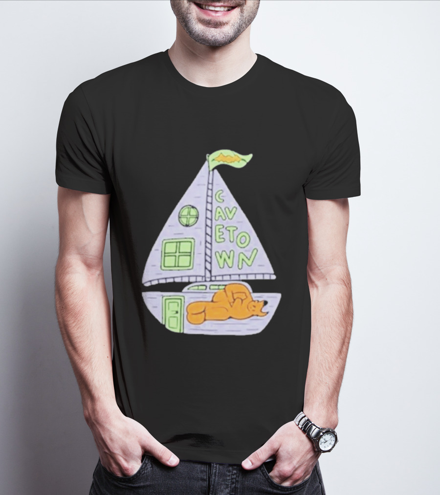 Cavetown Running With Scissors 2026 USA Tour Sail Boat T-Shirt
