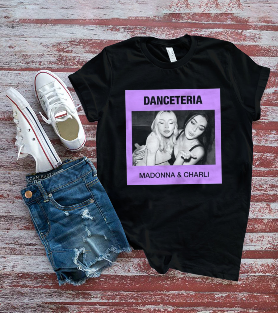 Danceteria Madonna & Charli Nostalgia 80s Club Scene T-Shirt