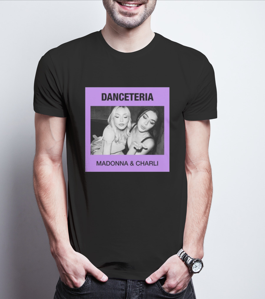 Danceteria Madonna & Charli Nostalgia 80s Club Scene T-Shirt