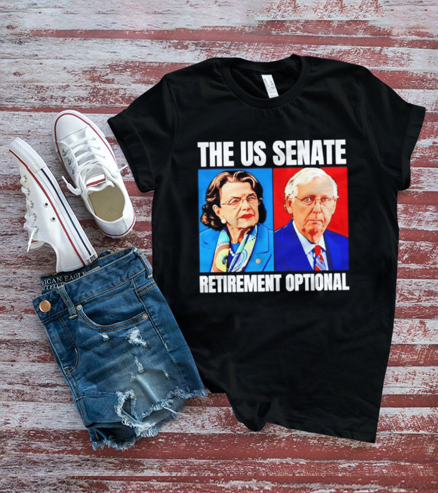 Dianne Feinstein Mitch McConnell The US Senate Retirement Optional T-Shirt