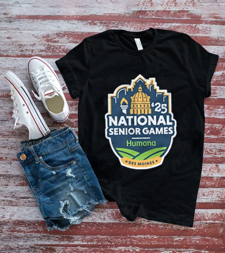 National Senior Games 2025 Presented By Humana Des Moines T-Shirt