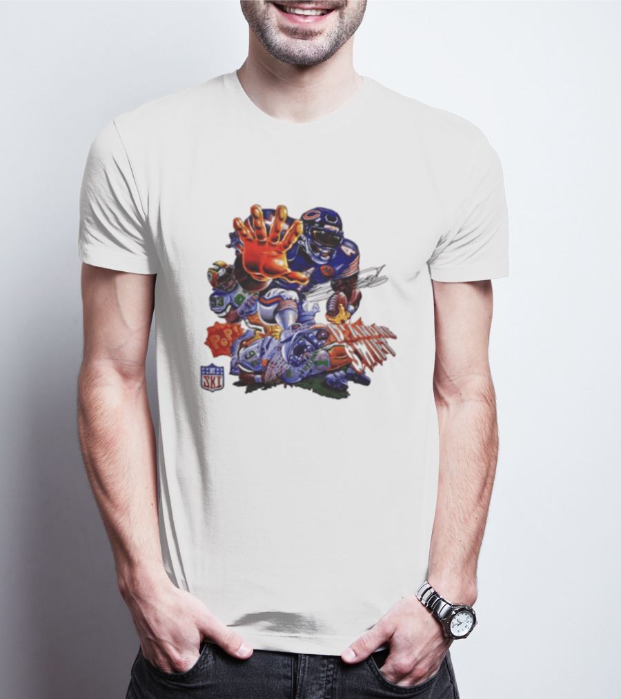 Chicago Bears Pop Art Dandre Swift 4 93 92 NFL T-Shirt