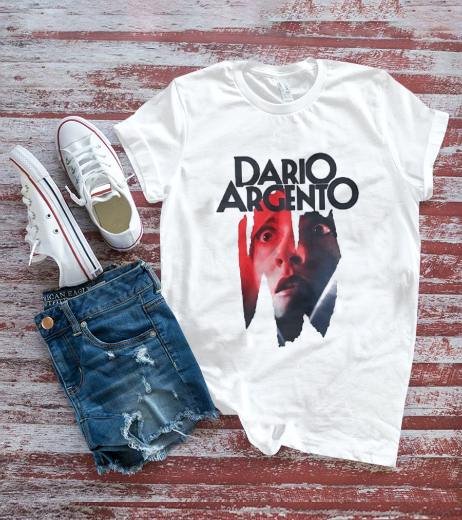 Dario Argento Horror Film Director Giallo Thriller Iconic Face T-Shirt