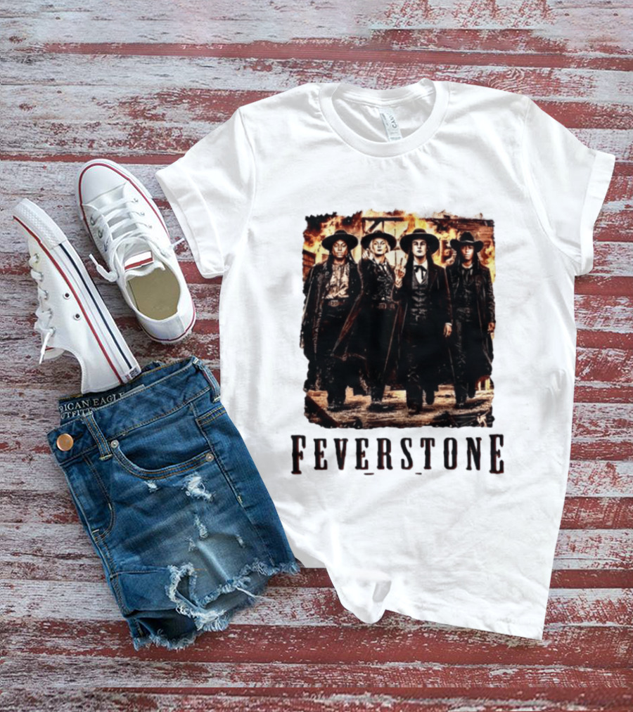 Feverstone Western Outlaw Group Cowboy Gunslinger T-Shirt