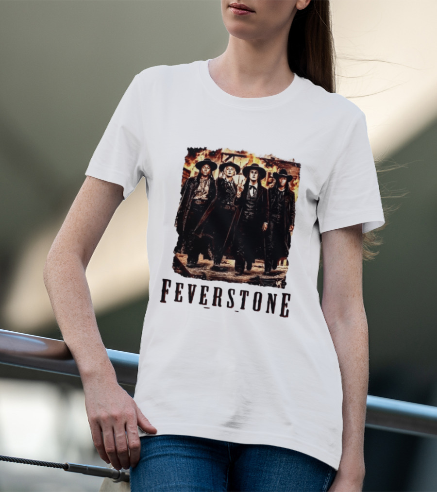 Feverstone Western Outlaw Group Cowboy Gunslinger T-Shirt