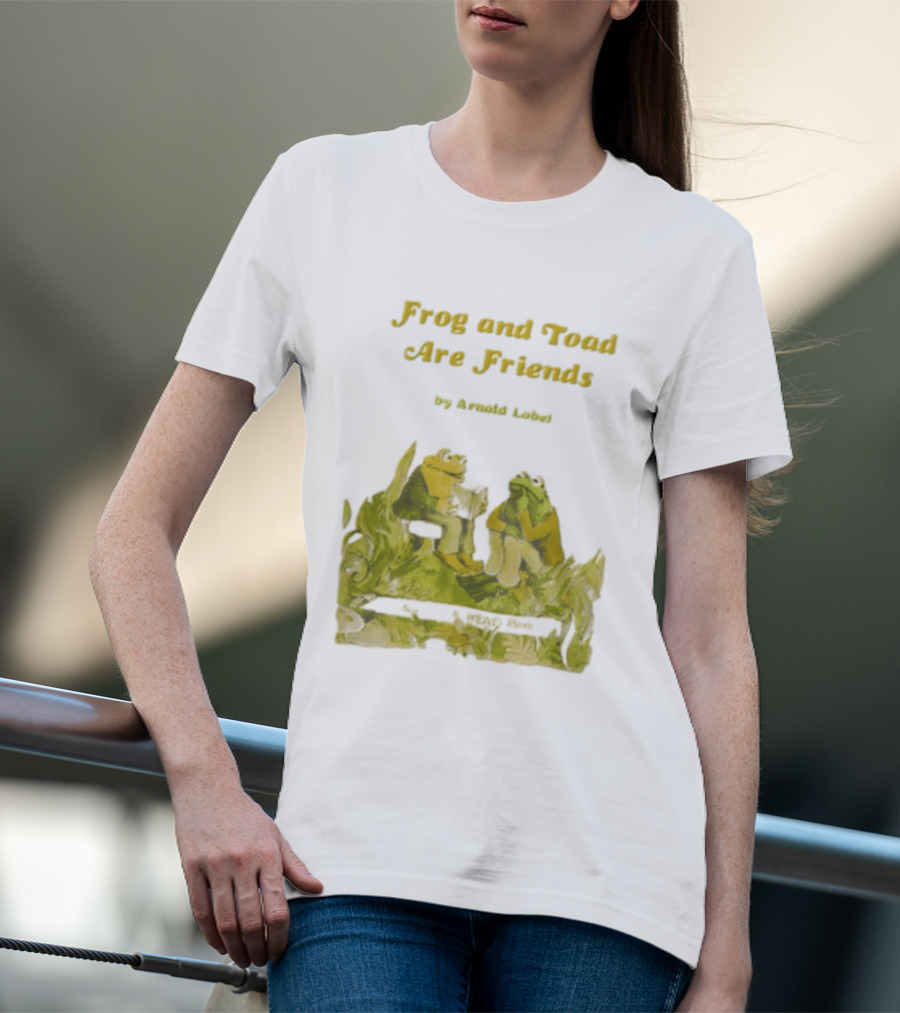 Frog And Toad Are Friends By Arnold Lobel Book Cover T-Shirt