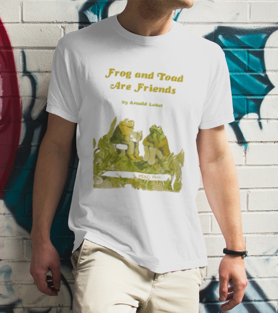 Frog And Toad Are Friends By Arnold Lobel Book Cover T-Shirt
