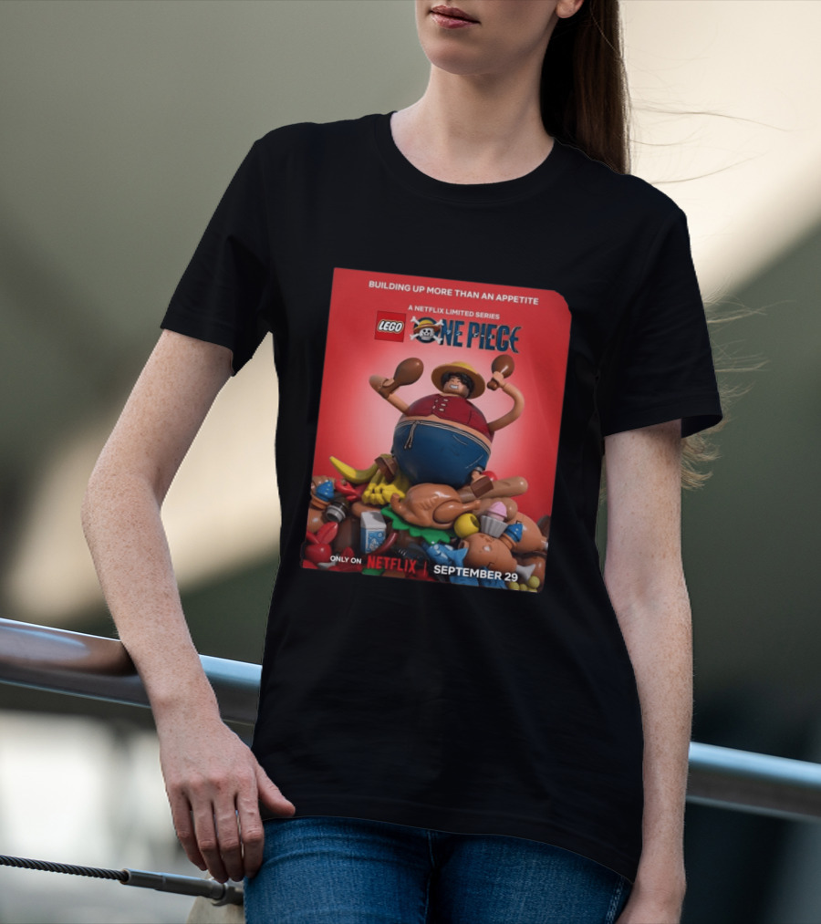 LEGO One Piece Building Up More Than An Appetite A Netflix Limited Series September 29 T-Shirt