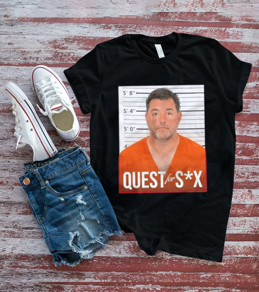 Quest For SX Shot Funny Prison Lineup T-Shirt