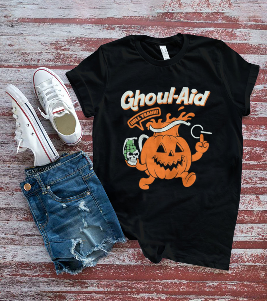 Ghoul Aid Oh Yeah Halloween Pumpkin T-Shirt