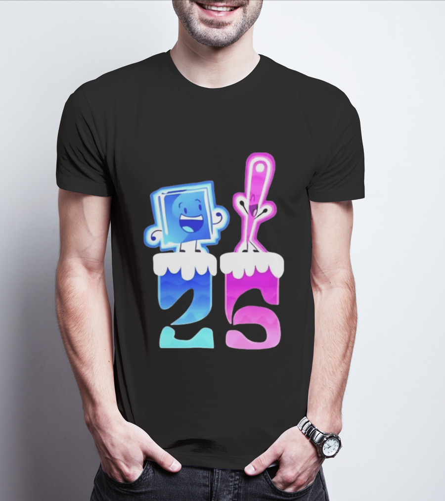 Ice Cube And Needle Battle For Dream Island 25 T-Shirt