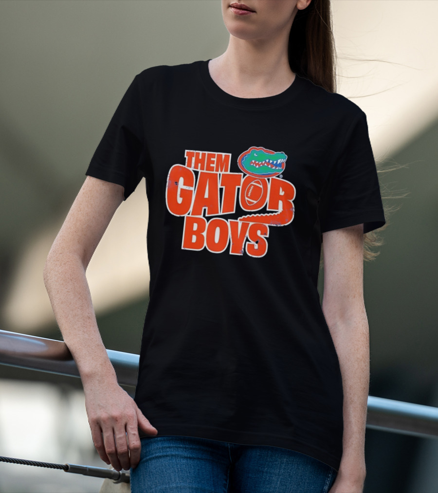 Them Gator Boys Florida Gators Football Distressed T-Shirt