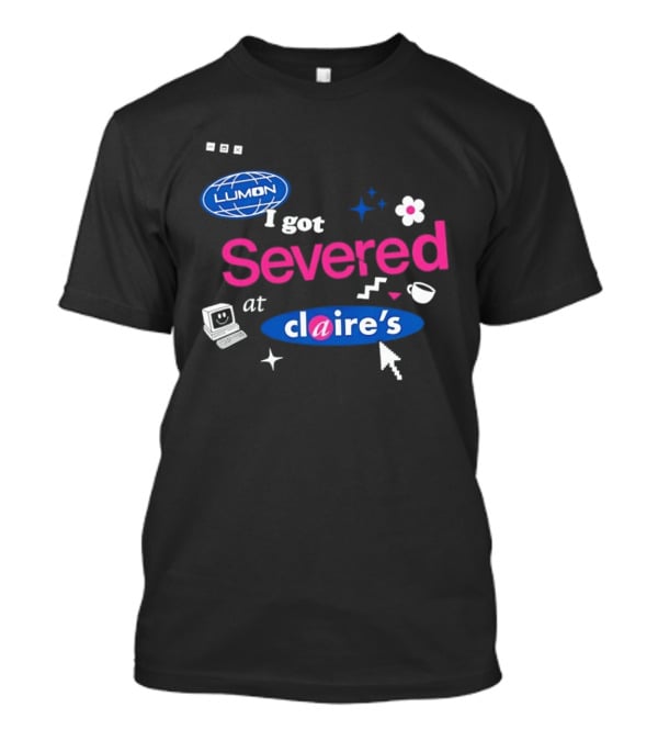 Lumon Severed At Claire's Severance Laptop Coffee Flower Cup Heart Stars T-Shirt