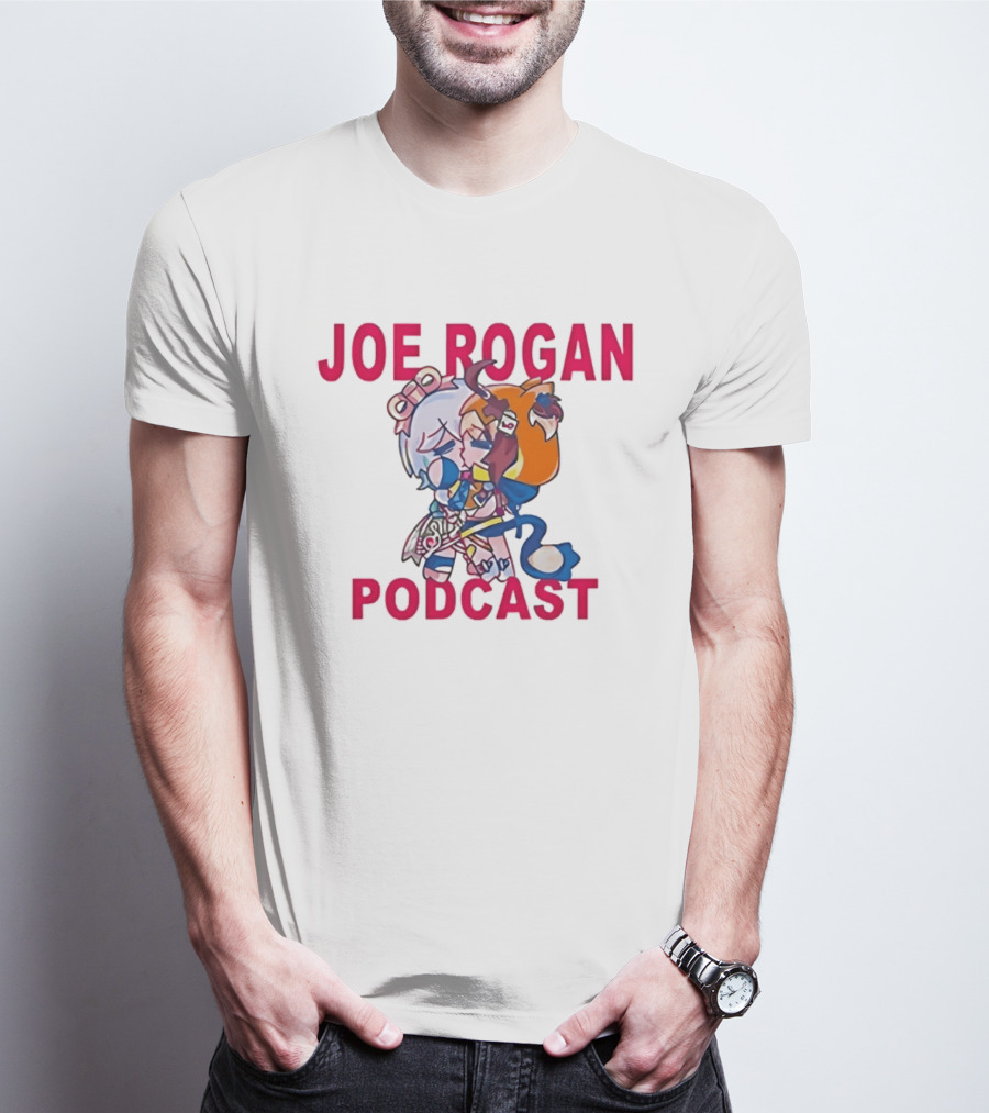 Joe Rogan Podcast Chibi Anime Manga T-Shirt