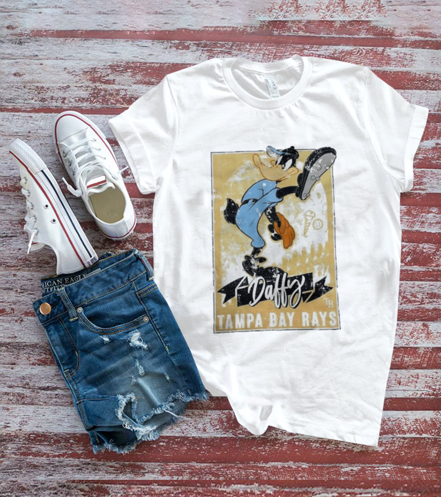 Daffy Duck Tampa Bay Rays Baseball TB T-Shirt