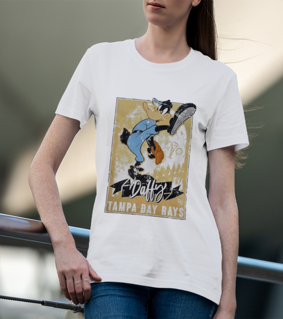 Daffy Duck Tampa Bay Rays Baseball TB T-Shirt