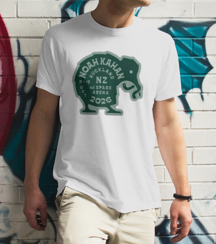 Noah Kahan Auckland NZ October 9 10 2026 Spark Arena Event T-Shirt