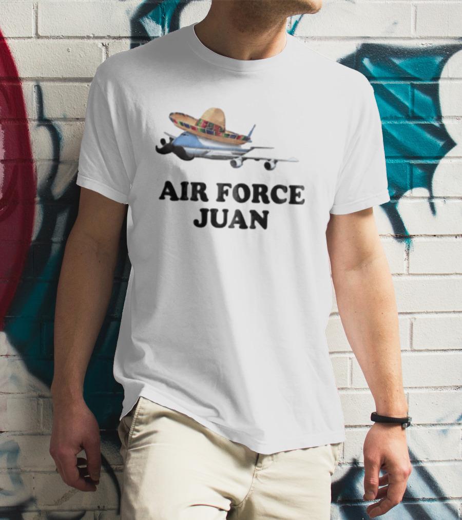 Phantoms Coby San Juan Airplane Sombrero Mustache Air Force Juan T-Shirt
