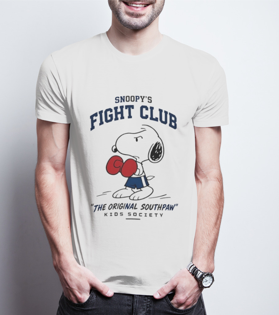 Snoopy's Fight Club Kids Society The Original Southpaw T-Shirt