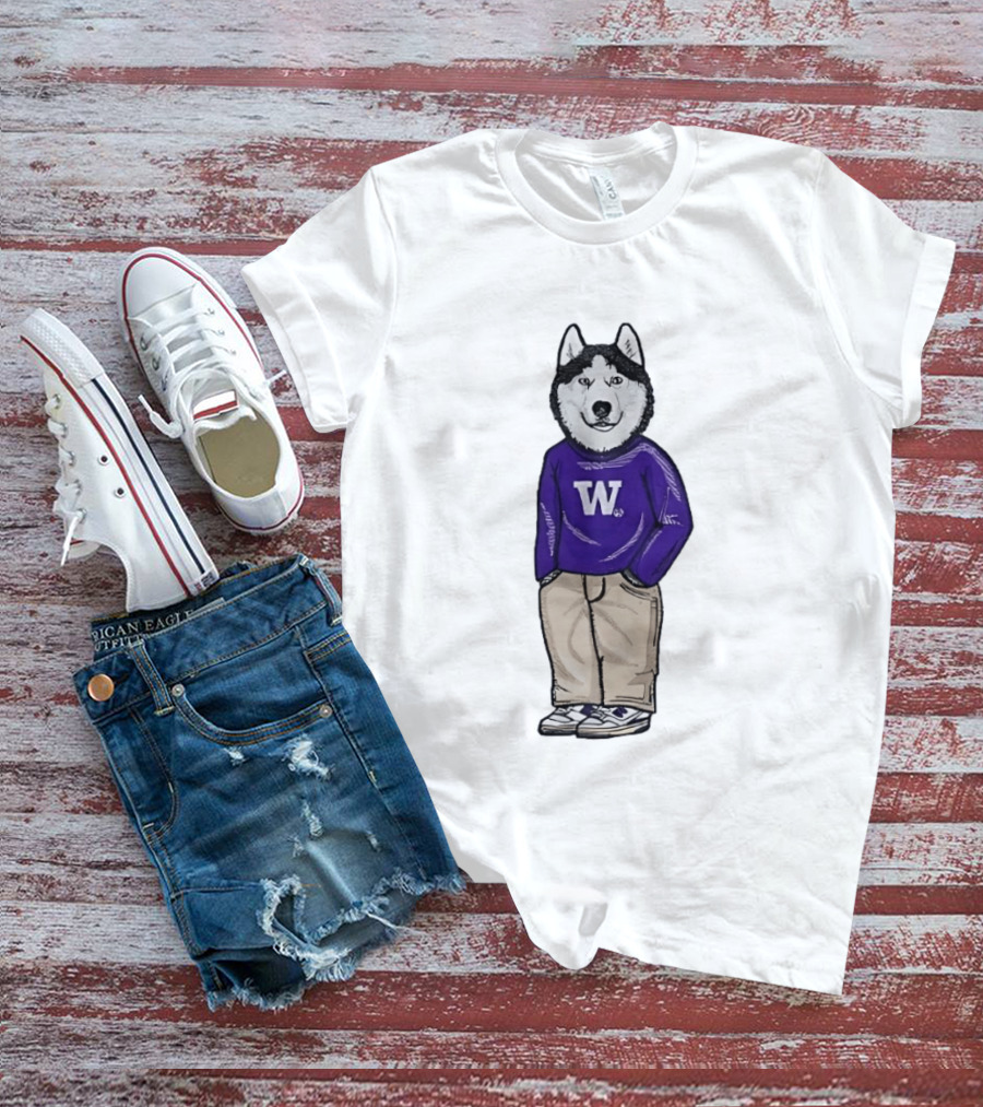 University Of Washington Husky Streetwear Boy UW W T-Shirt