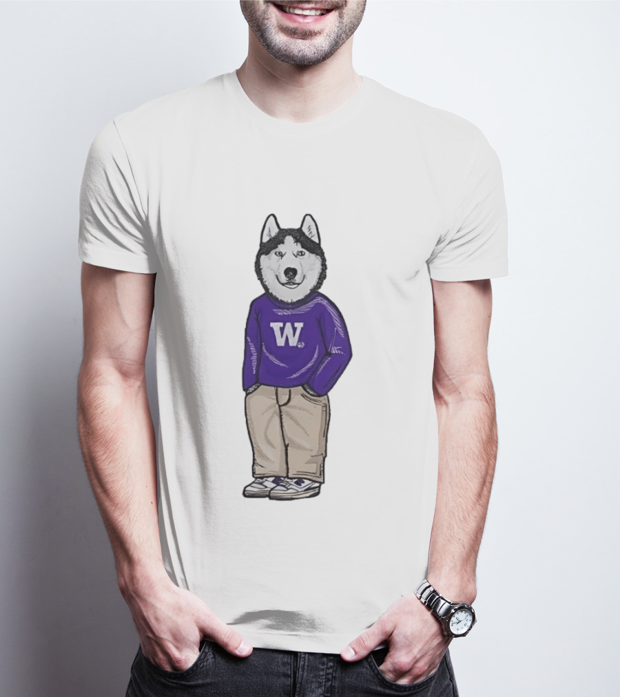 University Of Washington Husky Streetwear Boy UW W T-Shirt
