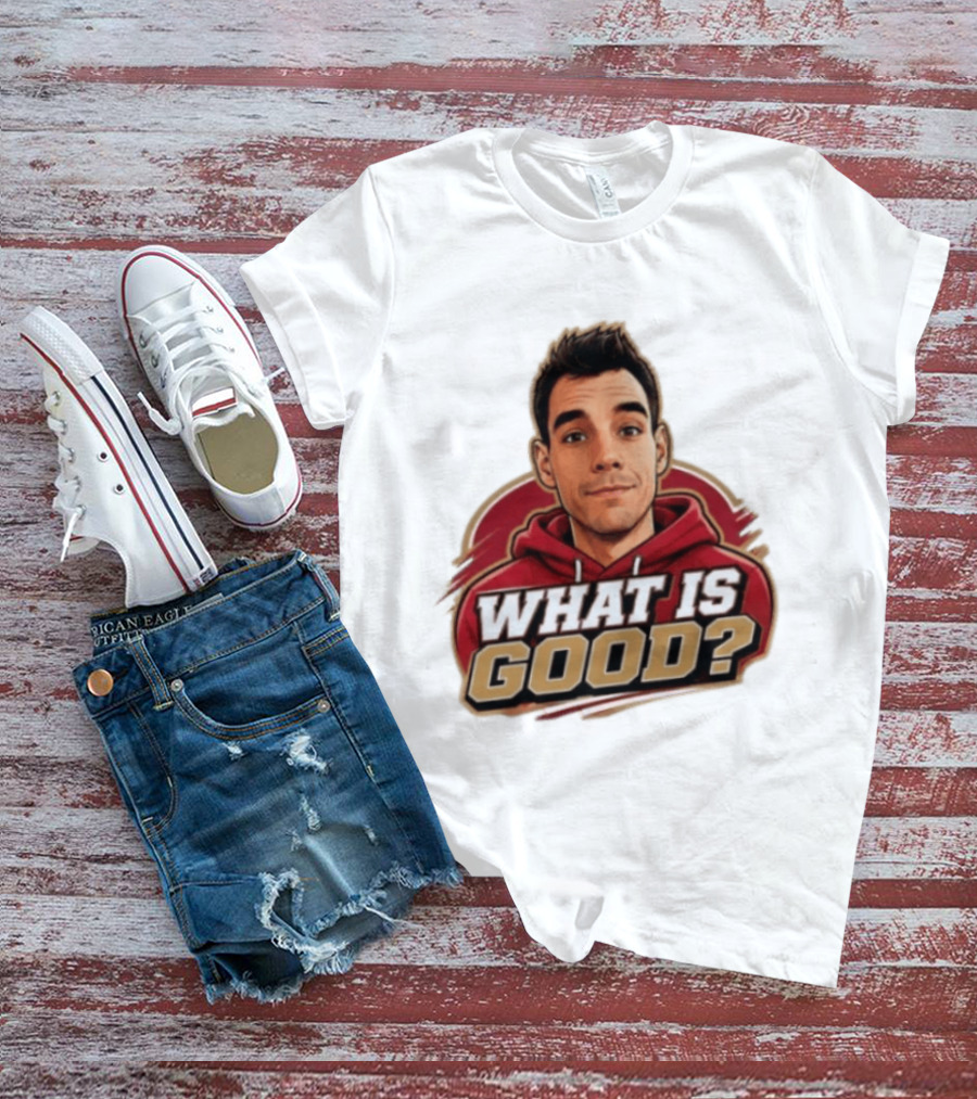 What Is Good The Gold Standard Podcast Network Cartoon T-Shirt