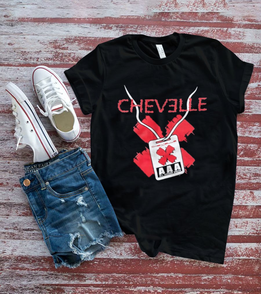 Chevelle AAA All Access Pass Red X Band Tour T-Shirt