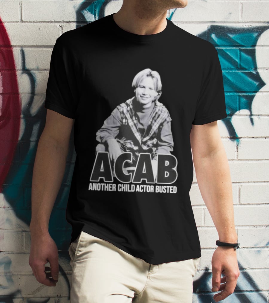 Jonathan Taylor Thomas ACAB Another Child Actor Busted T-Shirt