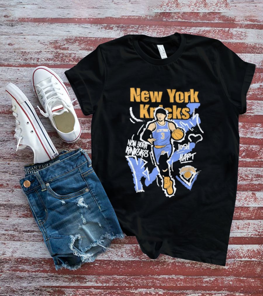 New York Knicks Josh Hart 3 NBA Basketball Player T-Shirt