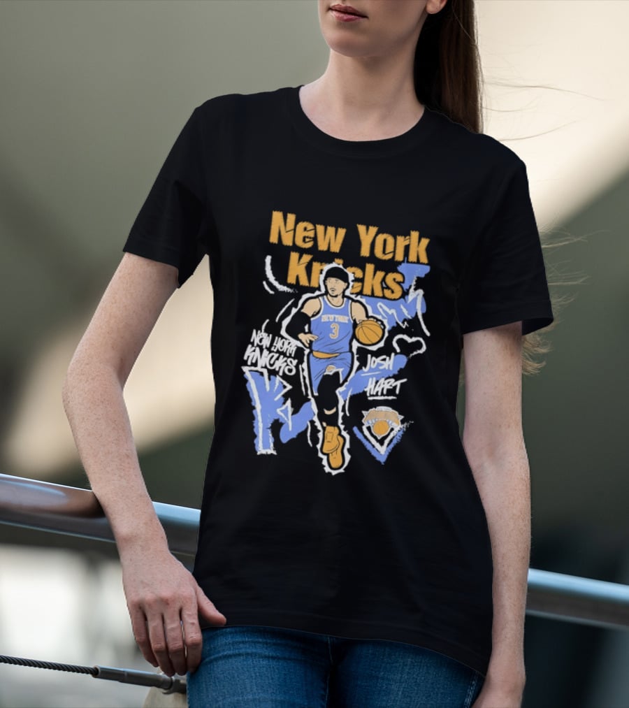 New York Knicks Josh Hart 3 NBA Basketball Player T-Shirt