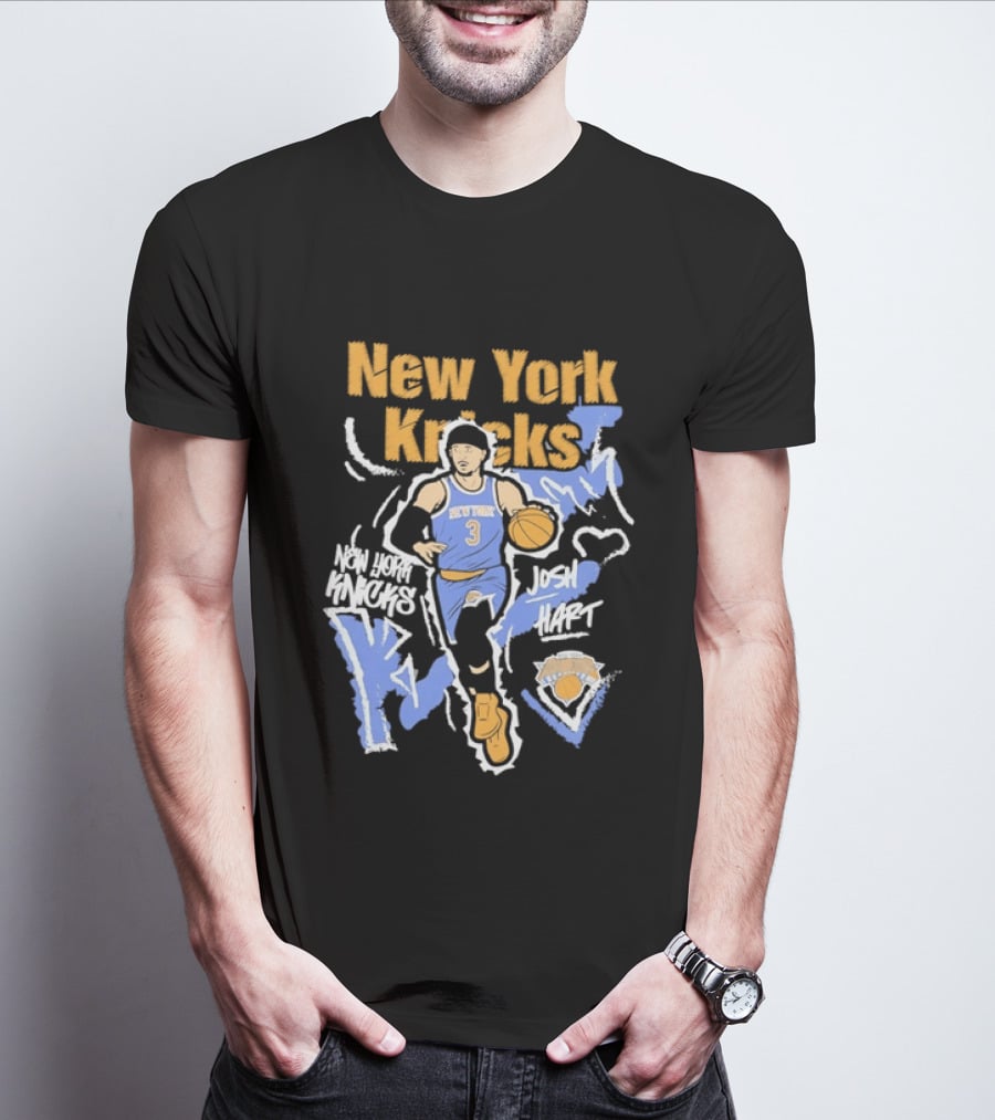 New York Knicks Josh Hart 3 NBA Basketball Player T-Shirt