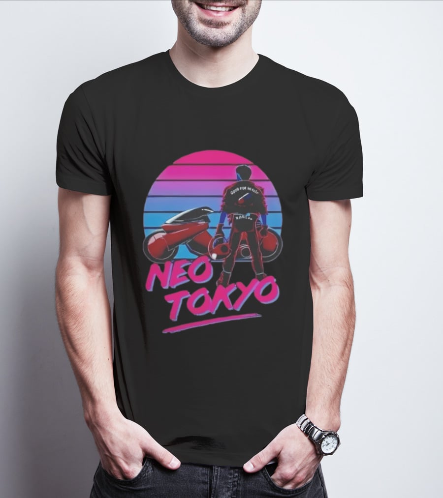Kaneda Neo Tokyo Good For Health Bad For Education T-Shirt