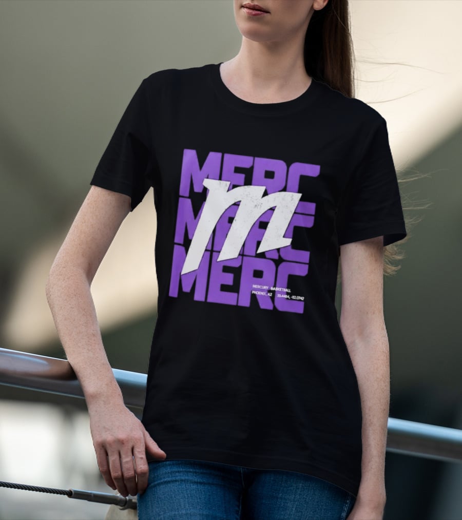 Phoenix Mercury X Factor MERC Basketball Team WNBA Arizona T-Shirt