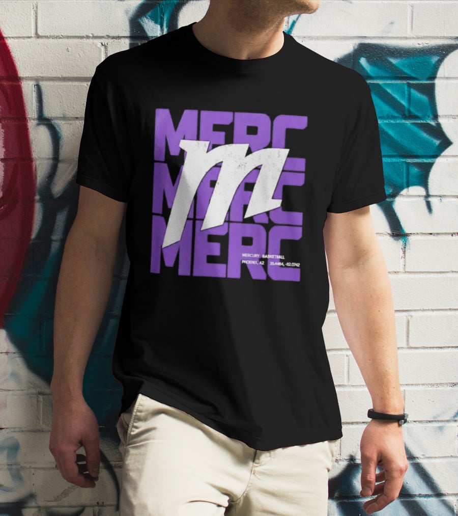 Phoenix Mercury X Factor MERC Basketball Team WNBA Arizona T-Shirt