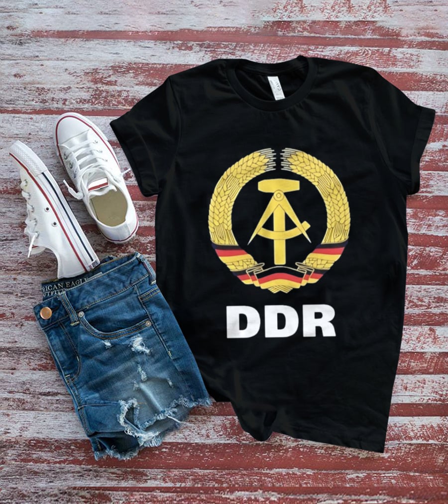 DDR German Democratic Republic Emblem East Germany T-Shirt
