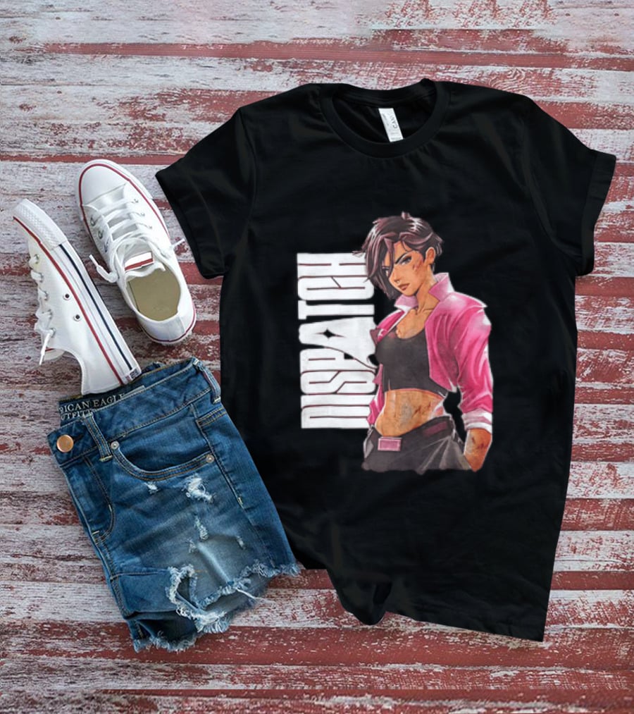 Dispatch Anime Girl Urban Style Two Sided T-Shirt